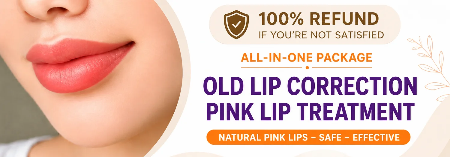 Fixing patchy lip color and applying new lip color