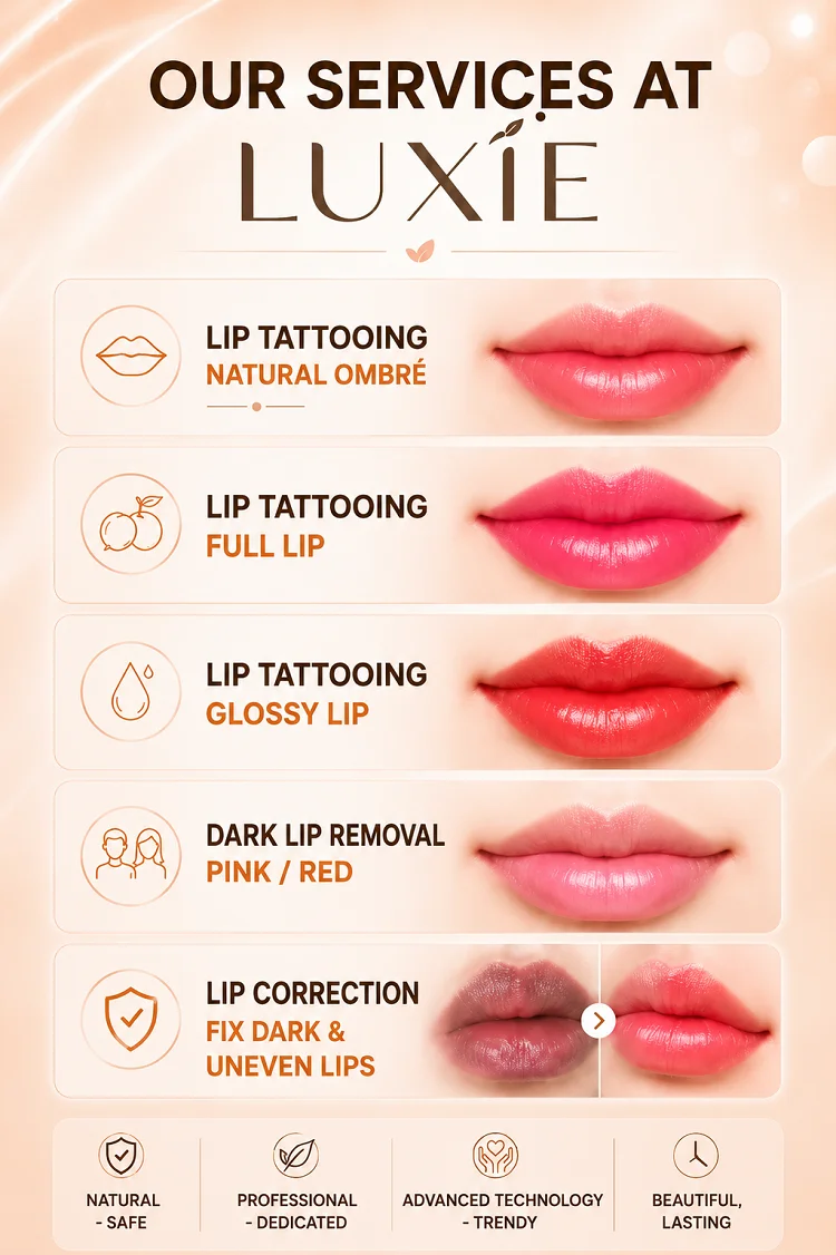 Luxie Lip Tattoo Services