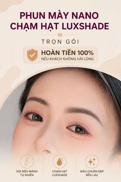 Phun mày Nano chạm hạt Luxshade