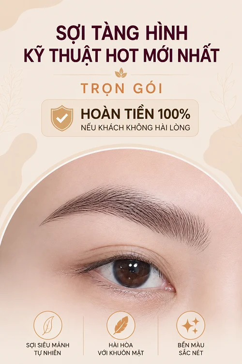 Sợi Tàng Hình - Kỹ Thuật Phun Xăm Hot Nhất Hiện Nay