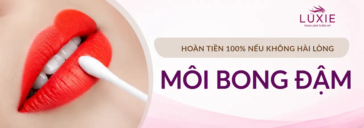 Phun môi xí muội đẹp cho đôi môi căng mọng