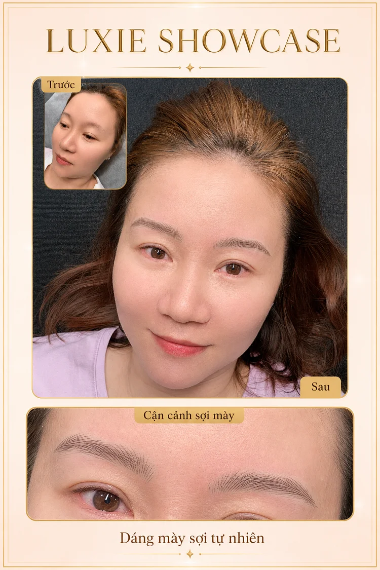 Phẩy sợi chân mày Nữ Luxstroke