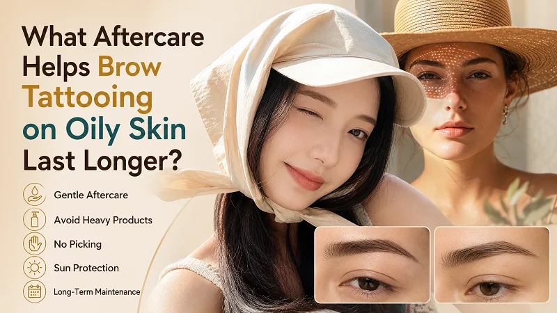 What aftercare helps brow tattooing on oily skin last longer? What aftercare helps brow tattooing on oily skin last longer?