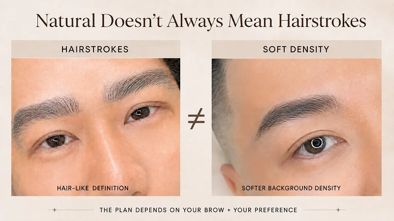 Natural does not always mean hairstrokes only Natural does not always mean hairstrokes only