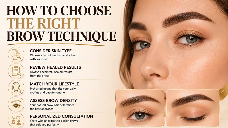 Which Technique Should be chosen: Hairstroke or Shading?
