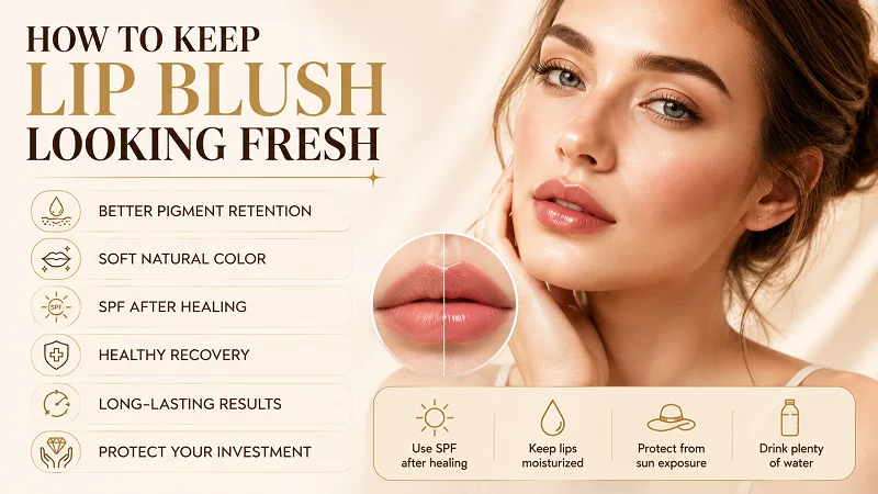 How to keep lip blush fresh