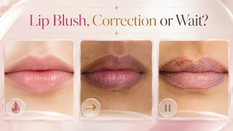 When is direct lip blush not the right first step? When is direct lip blush not the right first step?