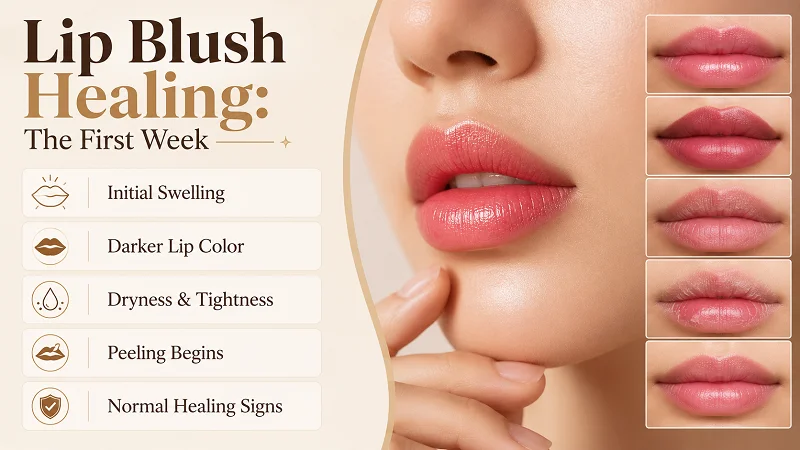 Lip Blush Healing Timeline Day by Day Lip Blush Healing Timeline Day by Day