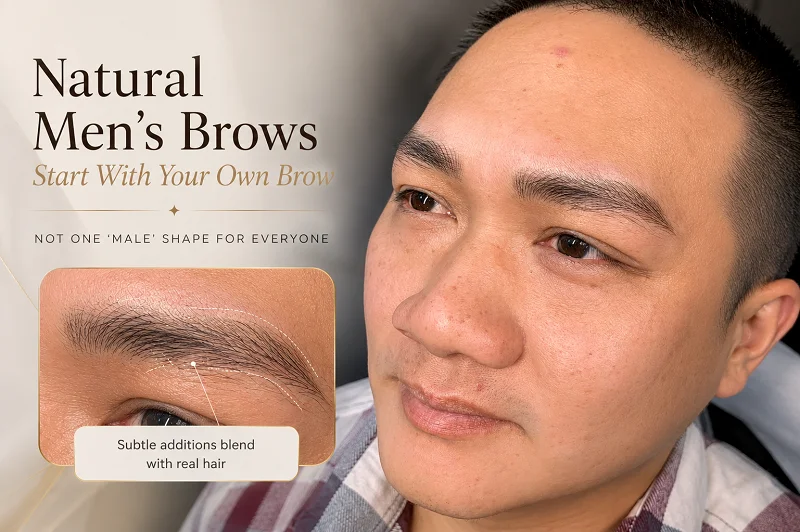 Natural Men's Eyebrow Tattoo in HCMC: An Expat Guide