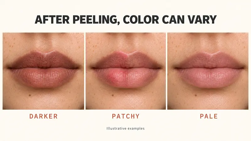 What your lips may look like while they heal What your lips may look like while they heal