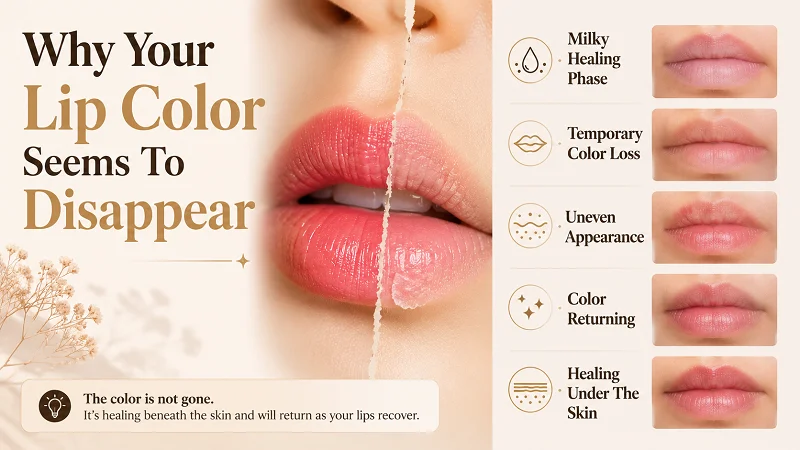Why your lip color disappears Why your lip color disappears