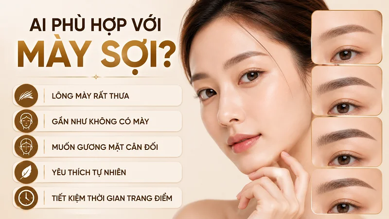 Không Có Lông Mày Thật Có Làm Mày Sợi Tự Nhiên Được Không?