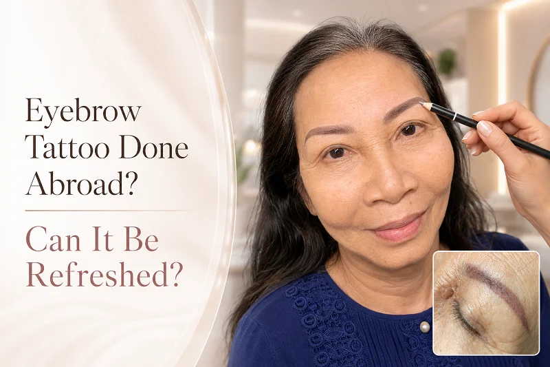 Eyebrow Tattoo Touch-Ups in HCMC for Expats