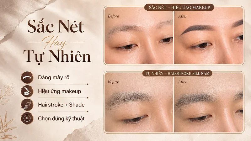 Khi bạn muốn dáng mày sắc nét hơn là tự nhiên mềm Khi bạn muốn dáng mày sắc nét hơn là tự nhiên mềm
