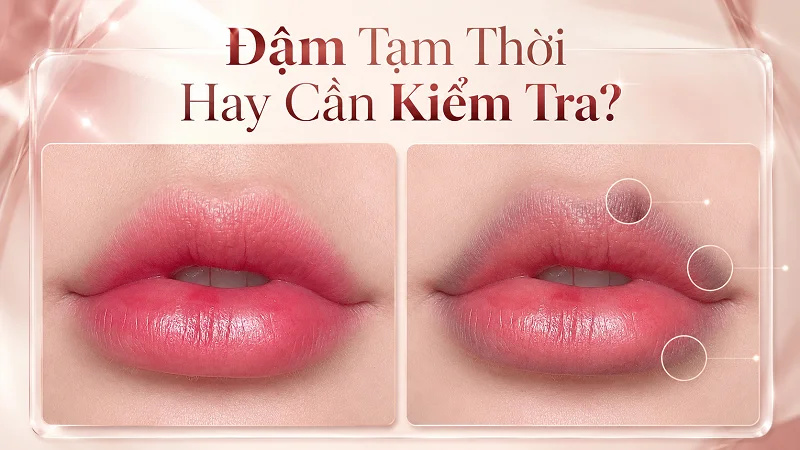 Phân biệt màu đậm tạm thời và màu cần kiểm tra