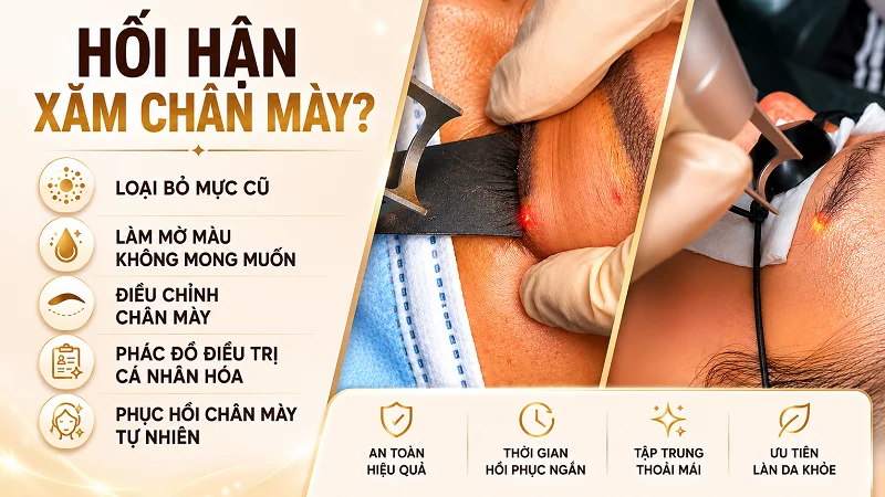 Ai là đối tượng phù hợp để xóa xăm chân mày bằng laser?