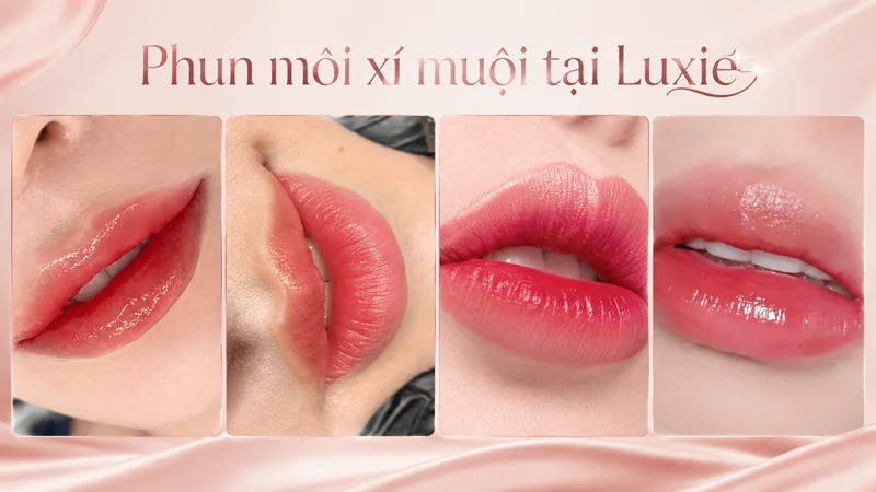 Các sản phẩm phun môi xí muội tại Luxie Các sản phẩm phun môi xí muội tại Luxie