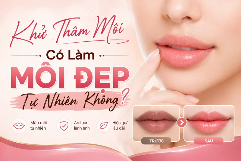 Khử Thâm Môi Có Làm Môi Đẹp Tự Nhiên Không?