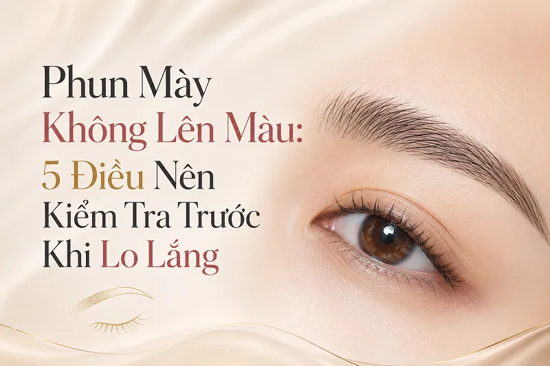 Phun Mày Không Lên Màu: 5 Điều Nên Kiểm Tra Trước Khi Lo Lắng