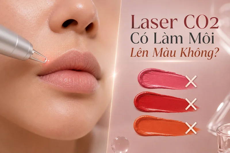 Laser CO2 Có Làm Môi Lên Màu Không? Khác Gì Phun Môi?