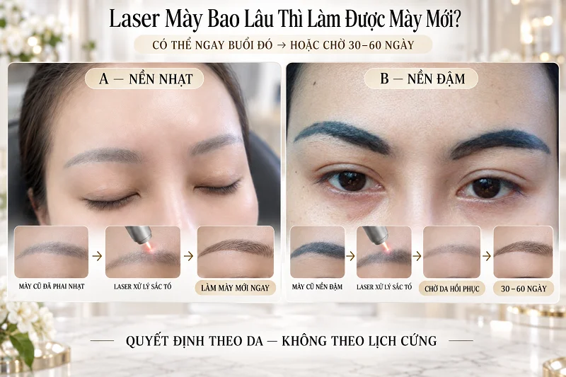 Xóa Xăm Chân Mày Bao Lâu Thì Làm Được Mày Mới?
