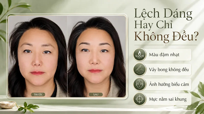 Phân Biệt Lệch Dáng Thật Với Cảm Giác Không Đều Tạm Thời Phân Biệt Lệch Dáng Thật Với Cảm Giác Không Đều Tạm Thời