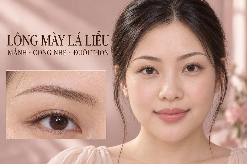 Lông Mày Lá Liễu Là Gì, Hợp Khuôn Mặt Nào?