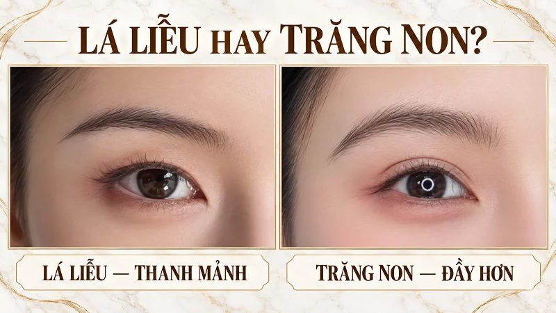 Lá liễu khác trăng non ở đâu?
