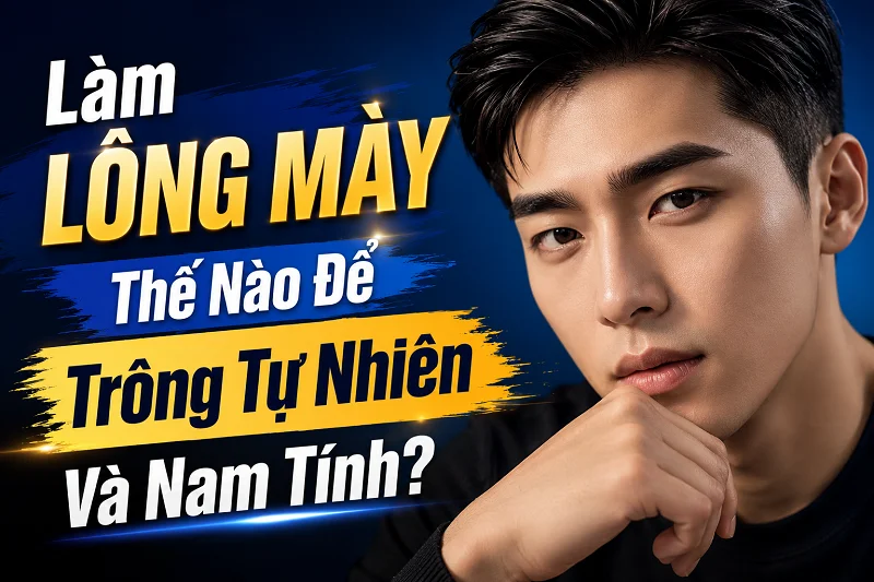 Nam Giới Nên Làm Chân Mày Sợi Hay Phun Mày? Cách Chọn Đúng Để Trông Tự Nhiên Và Nam Tính