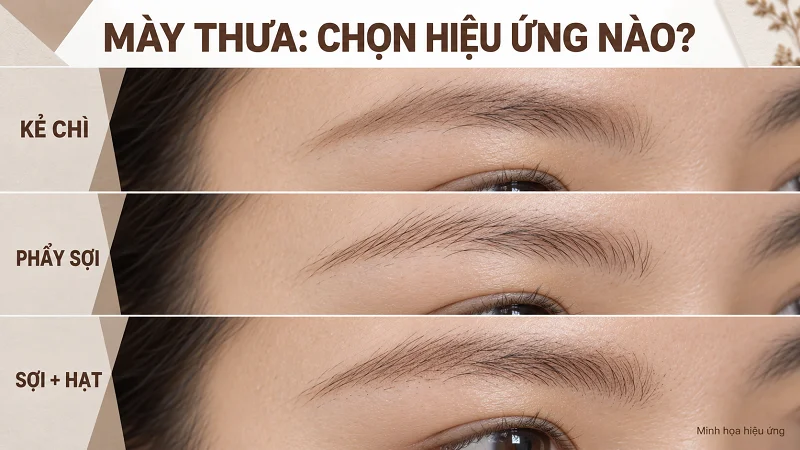 Mày thưa nên kẻ, làm sợi hay kết hợp?