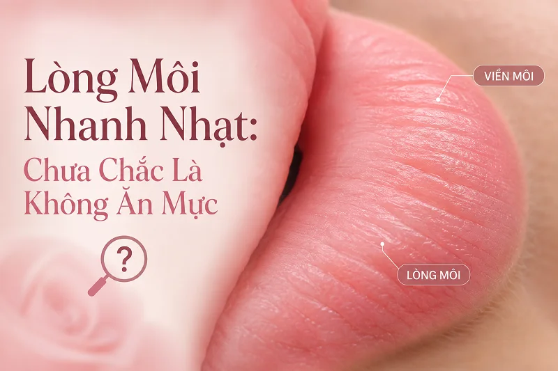 Phun Môi Nhanh Bay Màu Ở Lòng Môi: Có Phải Do Bong Da?