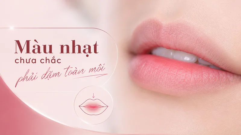 Khi nào không nên dặm lại toàn môi? Khi nào không nên dặm lại toàn môi?