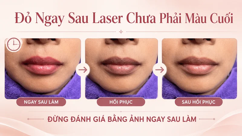 Vì Sao Một Lượt Laser Không Tạo Được Hiệu Ứng Như Phun Môi? Vì Sao Một Lượt Laser Không Tạo Được Hiệu Ứng Như Phun Môi?