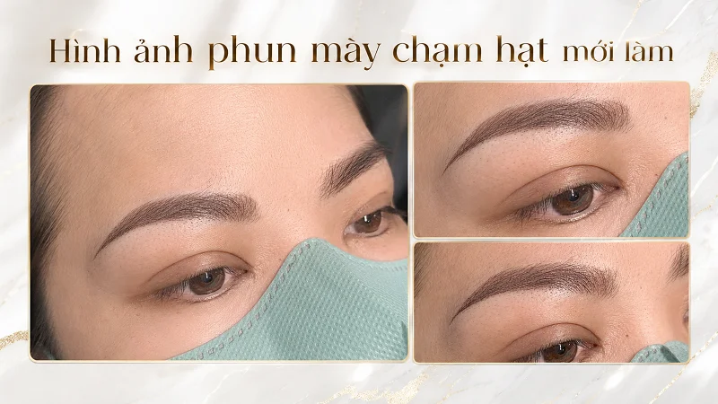 Mày mới làm có màu rõ hơn, phù hợp để xem dáng và độ cân đối.