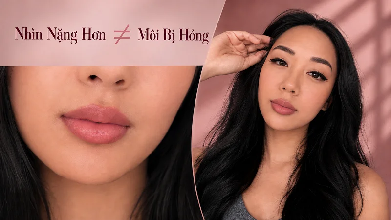 Phun môi xong nhìn già có phải môi đã bị làm hỏng? Phun môi xong nhìn già có phải môi đã bị làm hỏng?