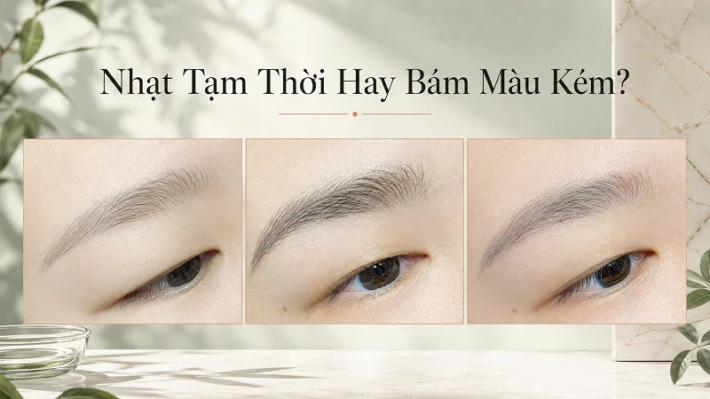 Phun mày không lên màu có đồng nghĩa với phun hỏng không?