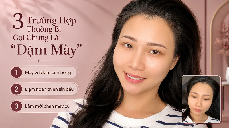 Dặm mày có thể được hiểu theo nhiều cách khác nhau Dặm mày có thể được hiểu theo nhiều cách khác nhau