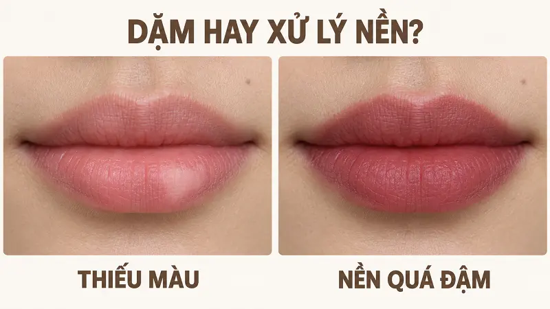 Dấu hiệu phun môi bị hỏng và cách sửa