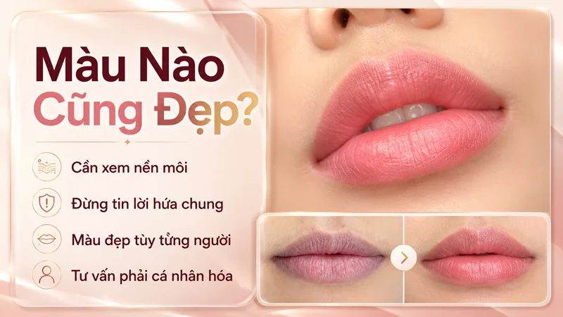 Môi chị làm màu nào cũng lên đẹp — nghe vui nhưng chưa đủ căn cứ Môi chị làm màu nào cũng lên đẹp — nghe vui nhưng chưa đủ căn cứ
