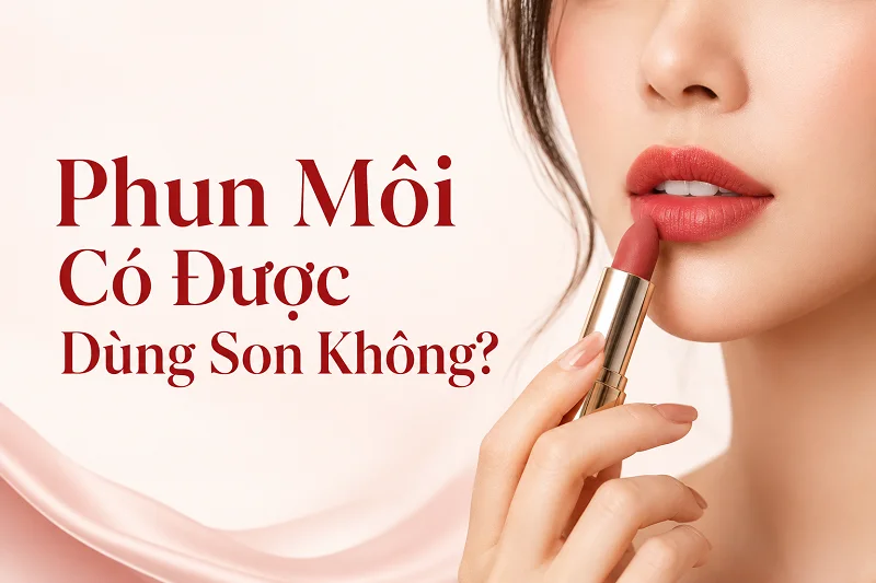 Phun Môi Có Được Dùng Son Không? Phân Biệt Son Dưỡng Và Son Màu