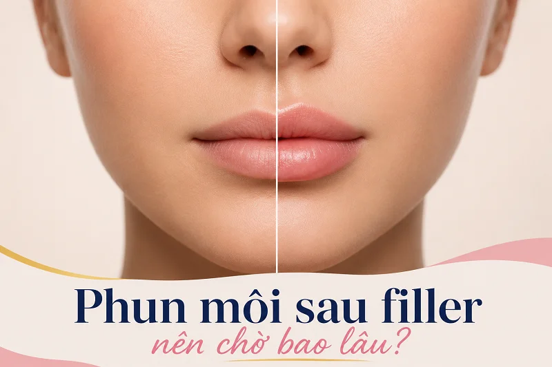 Phun môi sau filler nên chờ bao lâu? Đừng chỉ đếm ngày, hãy nhìn tình trạng môi