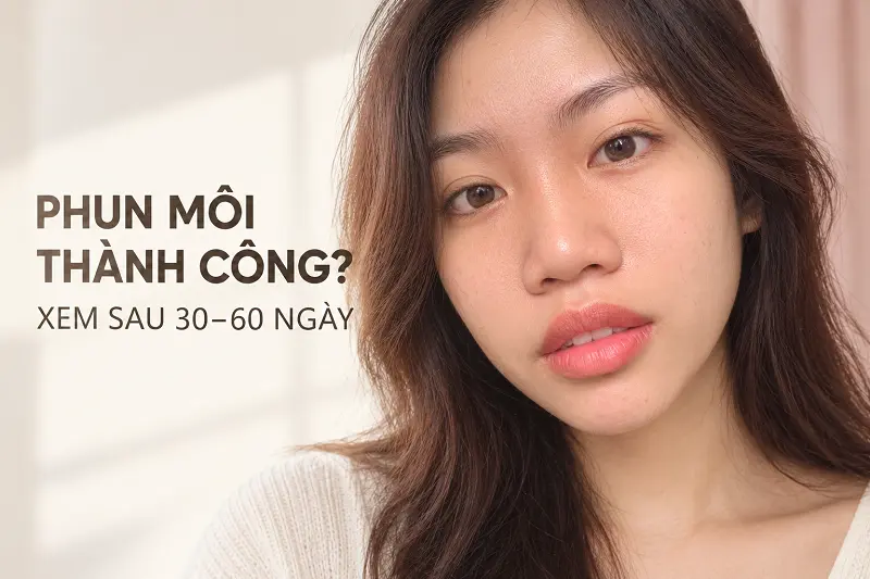 Dấu Hiệu Phun Môi Thành Công Và Khi Nào Là Hỏng