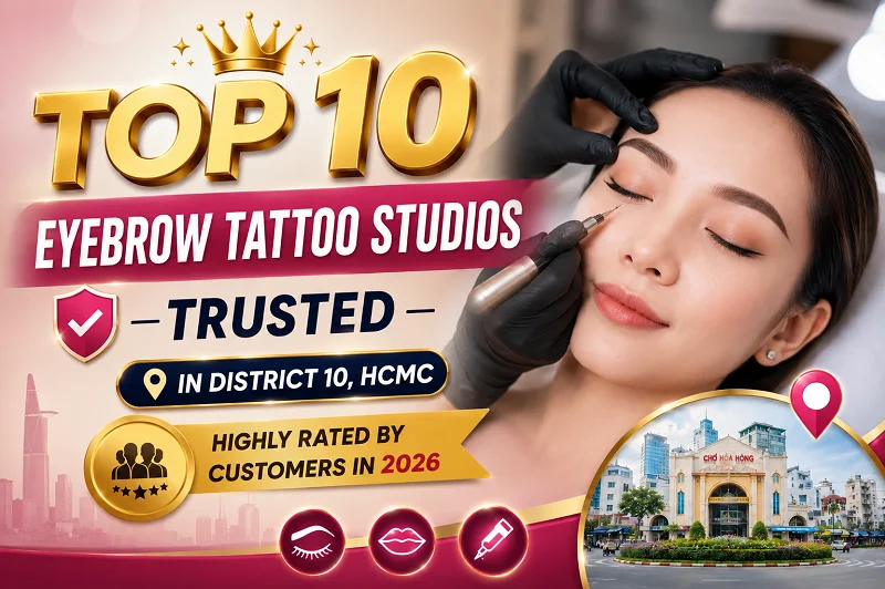 Top 10 Reputable Tattooing Salons in District 10, Ho Chi Minh City, Highly Rated by Customers in 2026