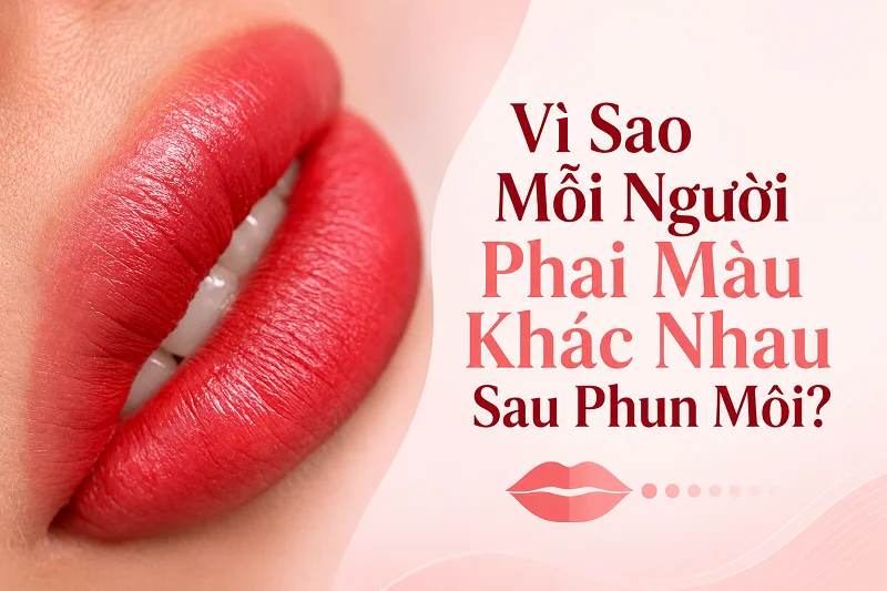 Phun Môi Giữ Được Bao Lâu? Vì Sao Mỗi Người Phai Màu Khác Nhau?