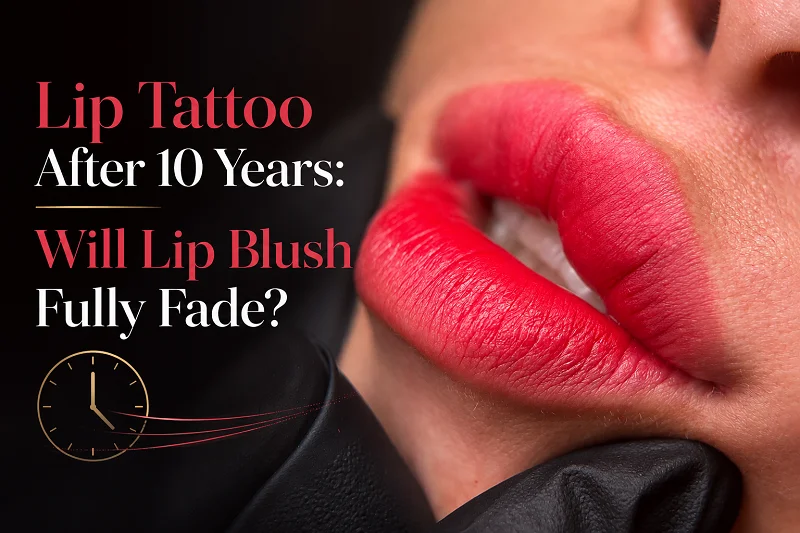Lip Tattoo After 10 Years: Will Lip Blush Fully Fade?