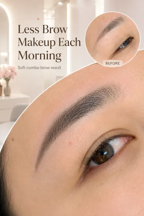 Natural Brow Transformation Advertisement