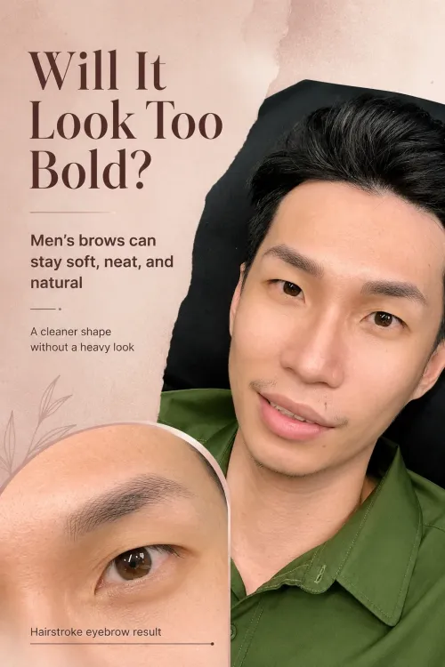 Soft Natural Brow Beauty Poster