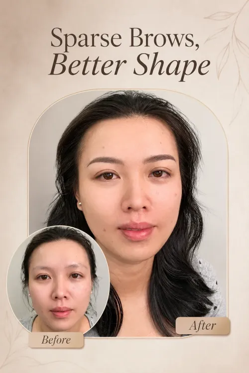 Sparse Brows Better Shape